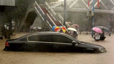 Масштабное наводнение накрыло Китай: мощные ливни затопили Гуандун